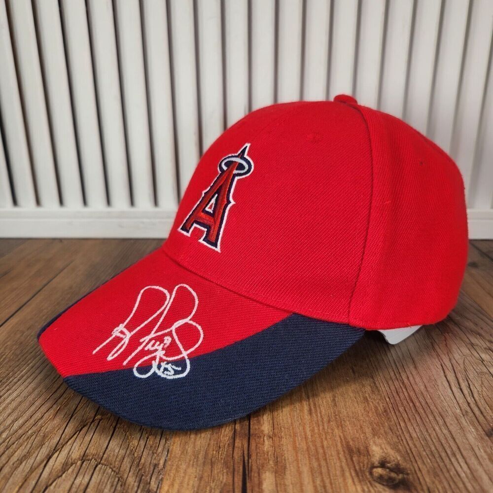 Los Angeles Angels Albert Pujols #5 Strapback Hat Cap Red Icee Stadium Giveaway